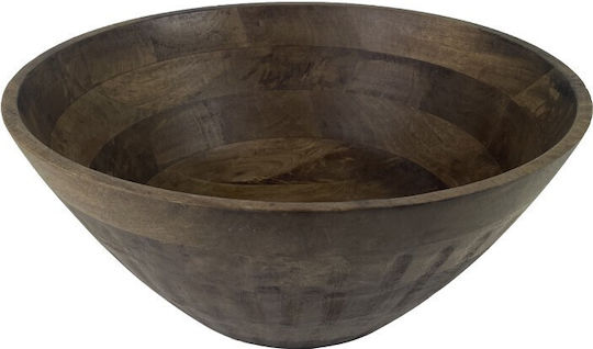 Nakaro Wood Салатна купа Дърво Кафяв 45x45x20см 1бр