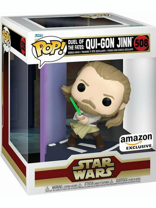 Funko Pop! Filme: Star Wars - Qui-Gon Jinn 508 Bobble-Head Ediție Specială