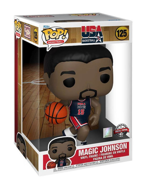 Funko Pop! Basketball: Magic Johnson (Navy Jersey) Supersized 10"​ (25cm) Special Edition