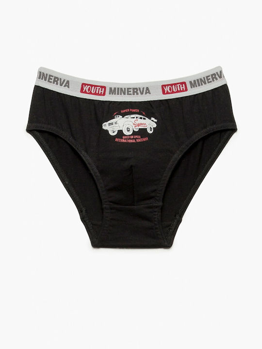 Minerva Set of Kids' Briefs Grey Multi