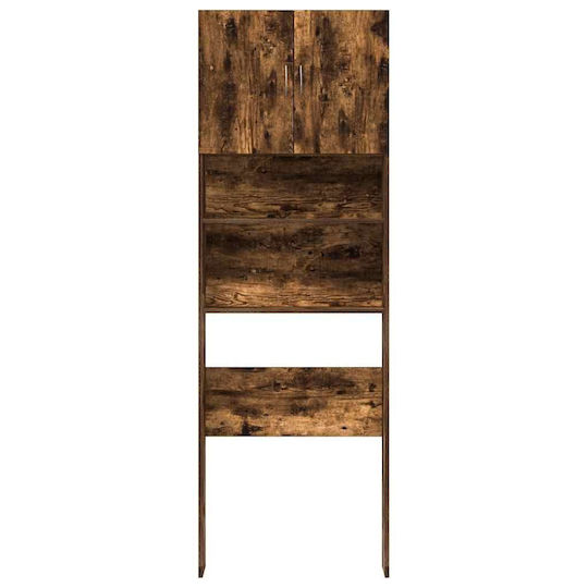 vidaXL Coloană pentru baie pentru pardoseală pentru Mobilier pentru baie M64xB24xÎnălțime 190cm Nuanță de lemn