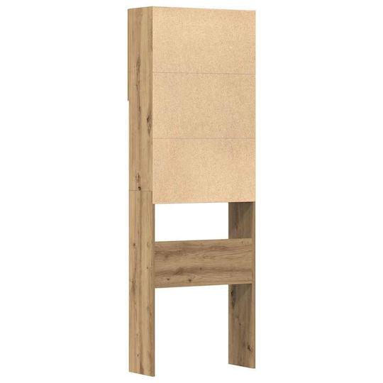 vidaXL Dulap Coloană Pentru Baie De Pardoseală Pentru Mobilier Pentru Baie MxBxÎ Stejar