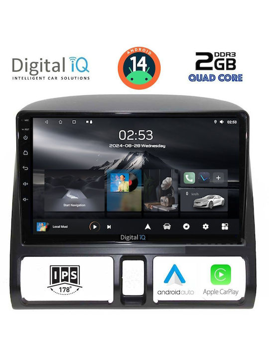 Digital IQ Car Audio System for Honda CR-V 1996-2006 with Clima (Bluetooth/USB/AUX/WiFi/GPS/Apple-Carplay/Android-Auto) with Touch Screen 9"