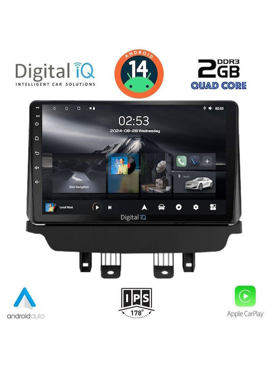 Digital IQ Ηχοσύστημα Αυτοκινήτου για Mazda CX-3 2014 (Bluetooth/USB/AUX/WiFi/GPS/Apple-Carplay/Android-Auto) με Οθόνη Αφής 9"
