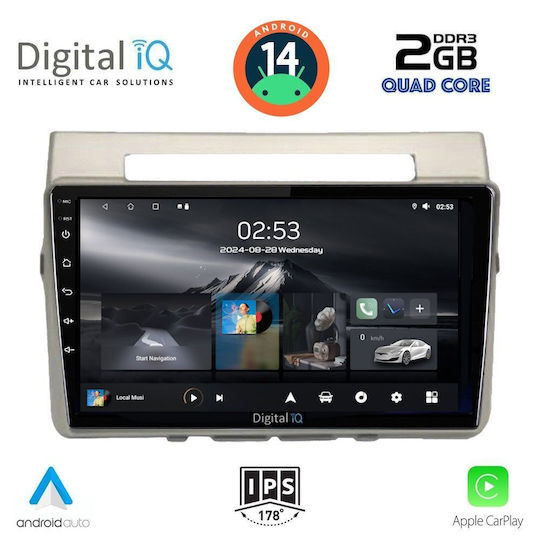 Car Audio System for Toyota Corolla Verso 2004-2009 (Bluetooth/USB/AUX/WiFi/GPS/Apple-Carplay/Android-Auto) with Touch Screen 9"
