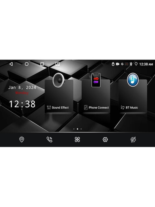 Nakamichi Car-Audiosystem für Hyundai Tucson 2022-2023 (Bluetooth/USB/AUX/WiFi/GPS/Apple-Carplay/Android-Auto) mit Touchscreen 10"