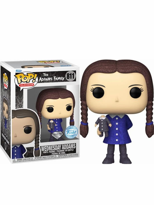 Funko Pop Television Addams Family Wednesday Addams Diamond Glitter Special Edition #811 Vinyl Figure