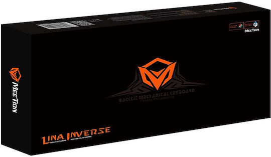 Meetion MK20 Gaming Μηχανικό Πληκτρολόγιο με RGB φωτισμό (Αγγλικό US) Κόκκινο