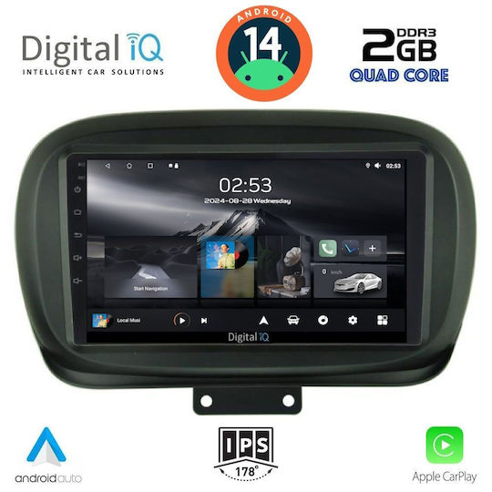 Автомобилна Аудио Система (Блутут/USB/AUX/WiFi/GPS/Apple-Carplay/Android-Auto) с Тъчскрийн 9"