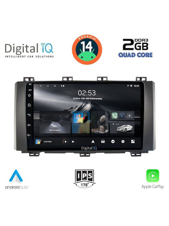 Digital IQ Car Audio System for Seat Ateca 2017 (Bluetooth/USB/AUX/WiFi/GPS/Apple-Carplay/Android-Auto) with Touch Screen 9"