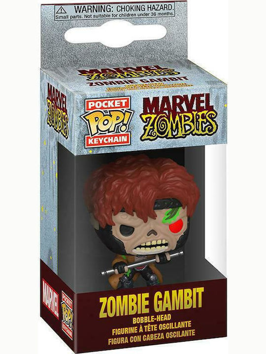 Funko Pocket Pop! Keychain Marvel: Marvel Zombies - Zombie Gambit Bobble-Head