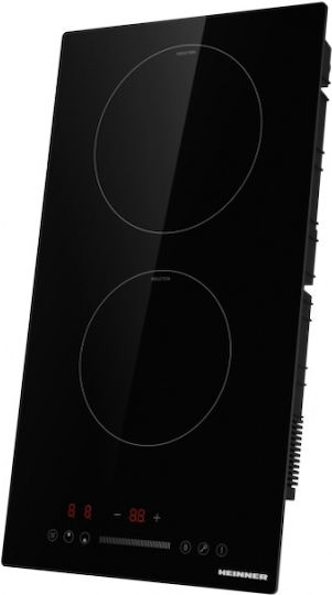 Heinner Domino Induction Cooktop Autonomous with Child Lock Function 28.8x52εκ.
