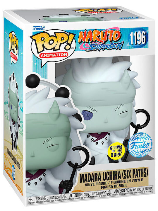 Funko Поп! Анимация: Наруто - Madara Uchiha (Шест пътеки) 1196 Свети в тъмното Специално издание