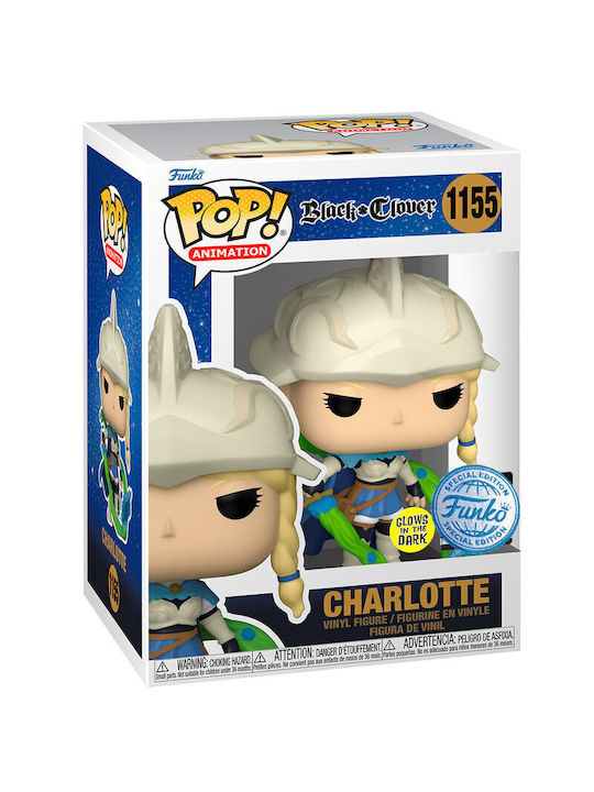 Funko Pop! Animation: Black Clover S1 Charlotte Charla Glows in the Dark Special Edition