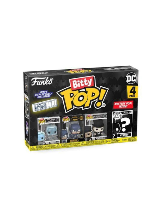 Funko Bitty Pop! DC Primal Age: Batman, The Penguin, Mr. Freeze & Mystery