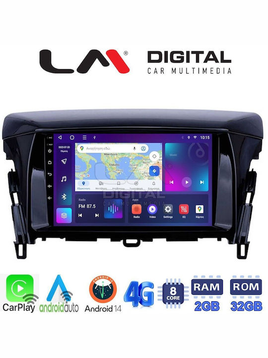 LM Digital Car Audio System for Mitsubishi Eclipse Cross / Eclipse 2018+ (Bluetooth/USB/WiFi/GPS/Apple-Carplay/Android-Auto) with Touch Screen 9"
