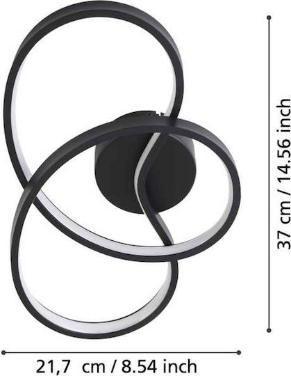 Eglo Single LED Warm White Spot in Black Color Eglo Single LED Warm White Spot in Black Color