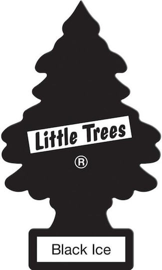 Little Trees Car Air Freshener Tab Pendand Black Ice