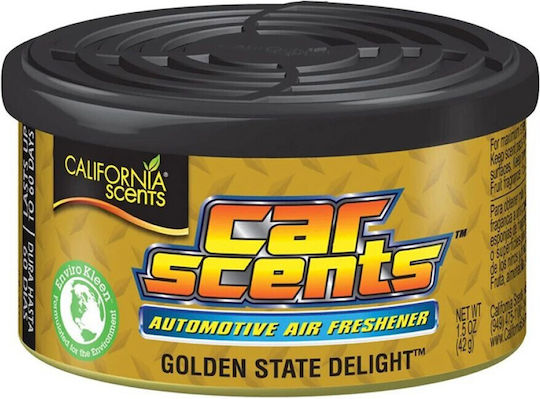 California Scents Air Freshener Can Console/Dashboard Car Scents Golden State Delight 42gr