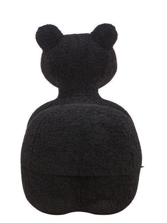 Hocker Teddy Schwarz 55x110x83cm 1Stück