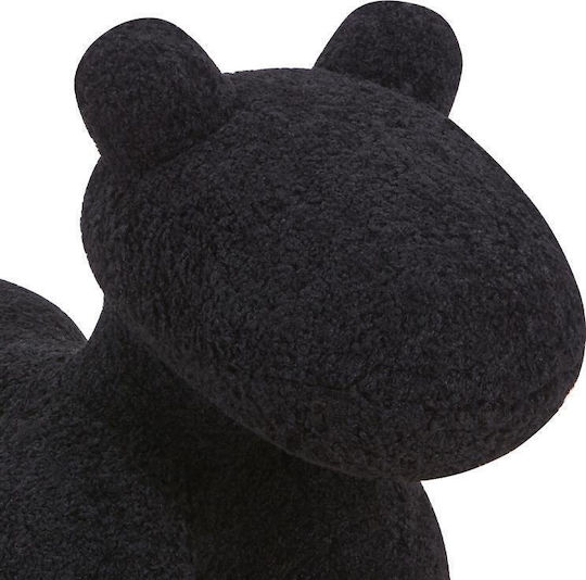 Παιδικό Σκαμπό Teddy Μαύρο 55x110x83εκ.