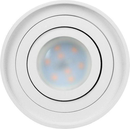 Orno Einzel Spot mit Fassung GU10 in Weiß Farbe
