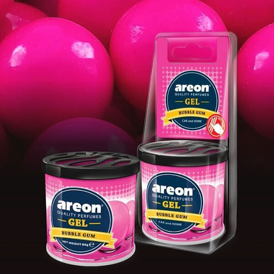 Areon Car Air Freshener Can Console/Dashboard Bubble Gum / Apple / Cinnamon 80gr