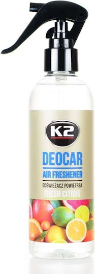 K2 Car Air Freshener Spray Deocar Fresh Citrus 250ml