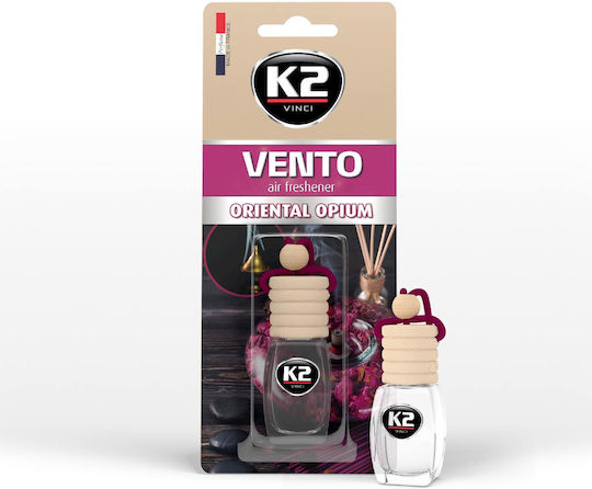 K2 Car Air Freshener Pendand Liquid Vento Oriental Opium 8ml