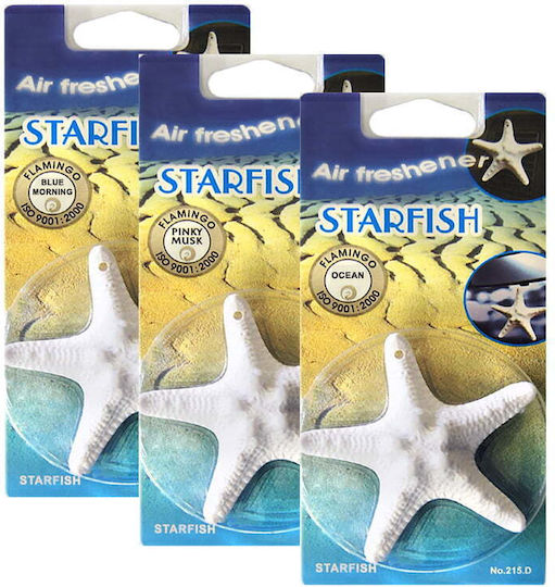 Autoline Car Air Freshener Pendant Starfish Pinky Musk