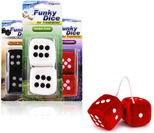 Autoline Αρωματικό Κρεμαστό Αυτοκινήτου Funky Dice Levanda