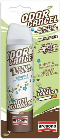 Arexons Αρωματικό Σπρέι Αυτοκινήτου Odor Cancel Anti-Tobacco 75ml