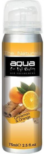 Aqua Αρωματικό Σπρέι Αυτοκινήτου The Naturals Cinnamon & Orange 75ml