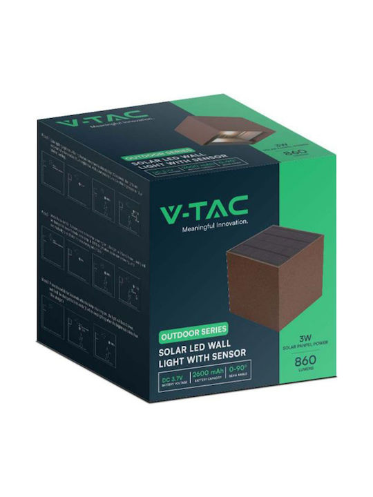 V-TAC Μονό LED Φυσικό Λευκό Σποτ σε Καφέ Χρώμα