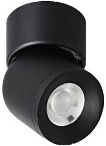 Optonica Einzel LED Natürliches Weiß Spot in Schwarz Farbe