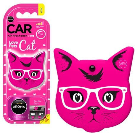 Aroma Car Αρωματική Καρτέλα Κρεμαστή Αυτοκινήτου Cat Pink Blossom 10.5gr