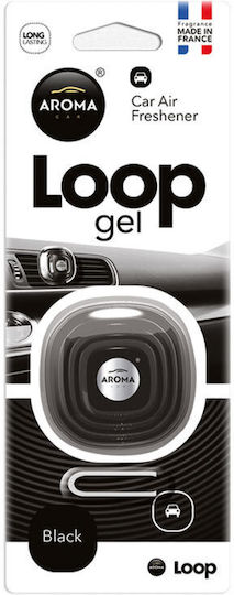 Aroma Car Αρωματικό Αεραγωγού Αυτοκινήτου Loop Gel Black 9gr