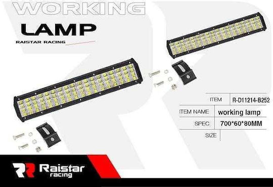 Raistar Scheinwerfer Auto in Balkenform LED 252W 70cm 1Stück