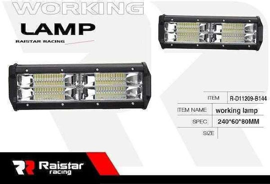 Raistar Faruri Auto în formă de Bară LED 144W 24cm 1buc