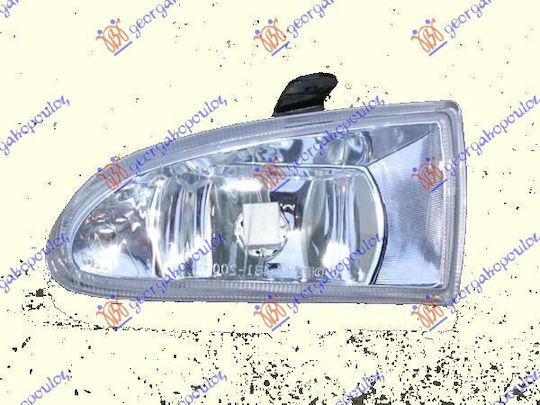 Prasco Rectangleς Foglights Car Left Ford Fiesta 1996-1999 1pcs
