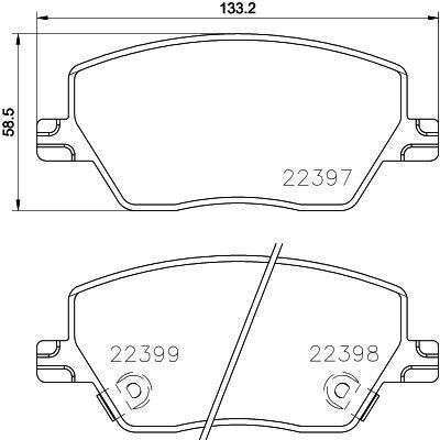 Hella Brake Pad