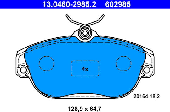 Volvo S90 Brake Pads Ate 13046029852