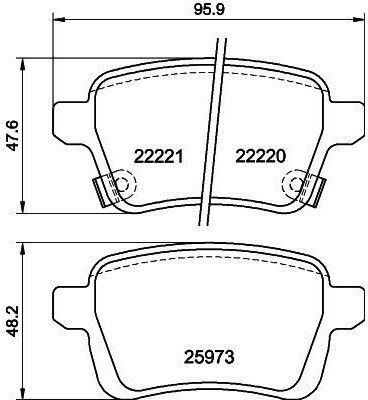 Hella Brake Pad