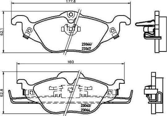 Hella Brake Pad