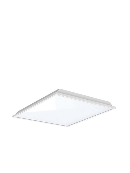 Fos me Square Recessed LED Panel 48W with Cool White Light 6500K 60x60cm