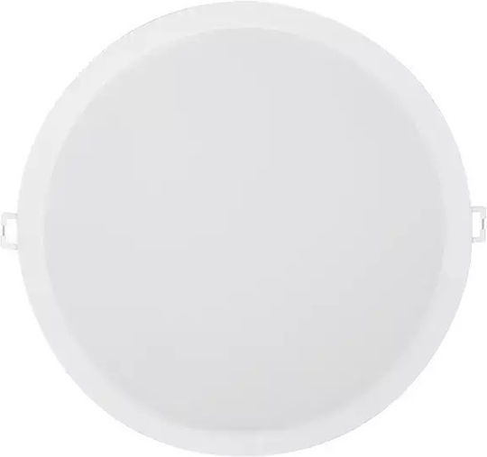 Ledvance Dowlight Rund Vertieft LED Panel 24W mit Natürliches Weiß Licht 4000K