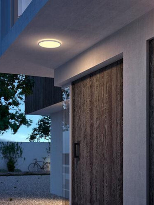 Philips Round Outdoor LED Panel 15W with Warm White Light 2700K 25cm