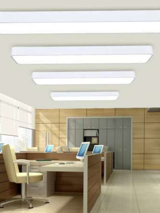 Atman Правоъгълена Окачен LED Панел 60W с Студено бяло Светлина 6000К
