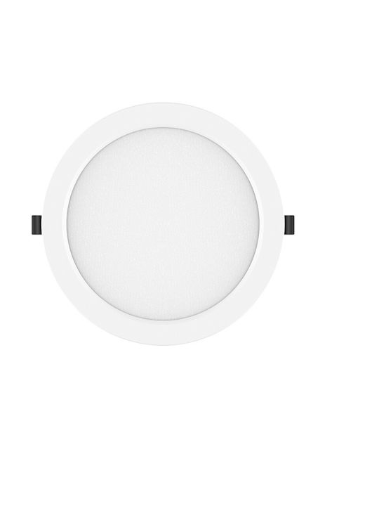 Geyer Rund Vertieft LED Panel 24W mit Kaltweiß Licht 6500K