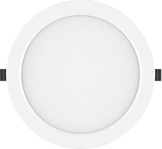 Geyer Rund Vertieft LED Panel 24W mit Kaltweiß Licht 6500K